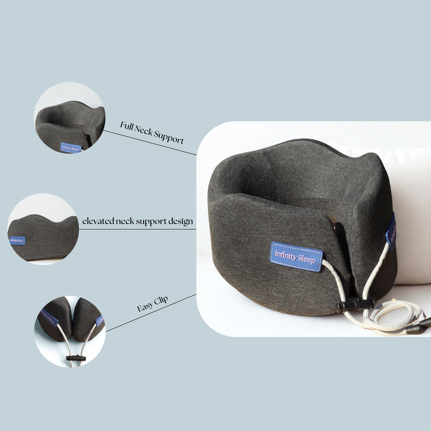 Infinity Sleep – 360 Travel Neck Pillow